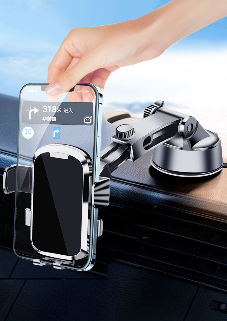 🚘 Car Phone Holder – Ultra-Stable Suction Cup &amp; 360° Rotation