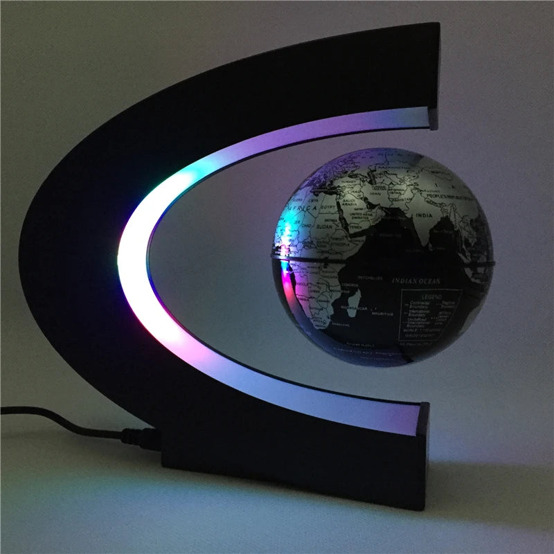 🌍 Globe Lévitation Magnétique - Lampe LED Décorative & Antigravité