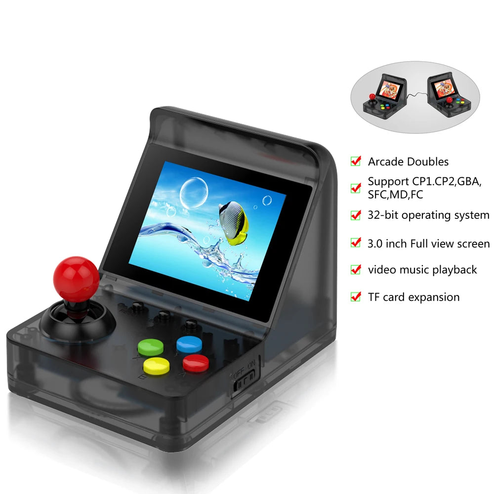 🕹️ 32-Bit Mini Arcade Cabinet – 500 Classic Games Included 🎮