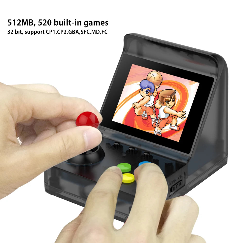 🕹️ 32-Bit Mini Arcade Cabinet – 500 Classic Games Included 🎮