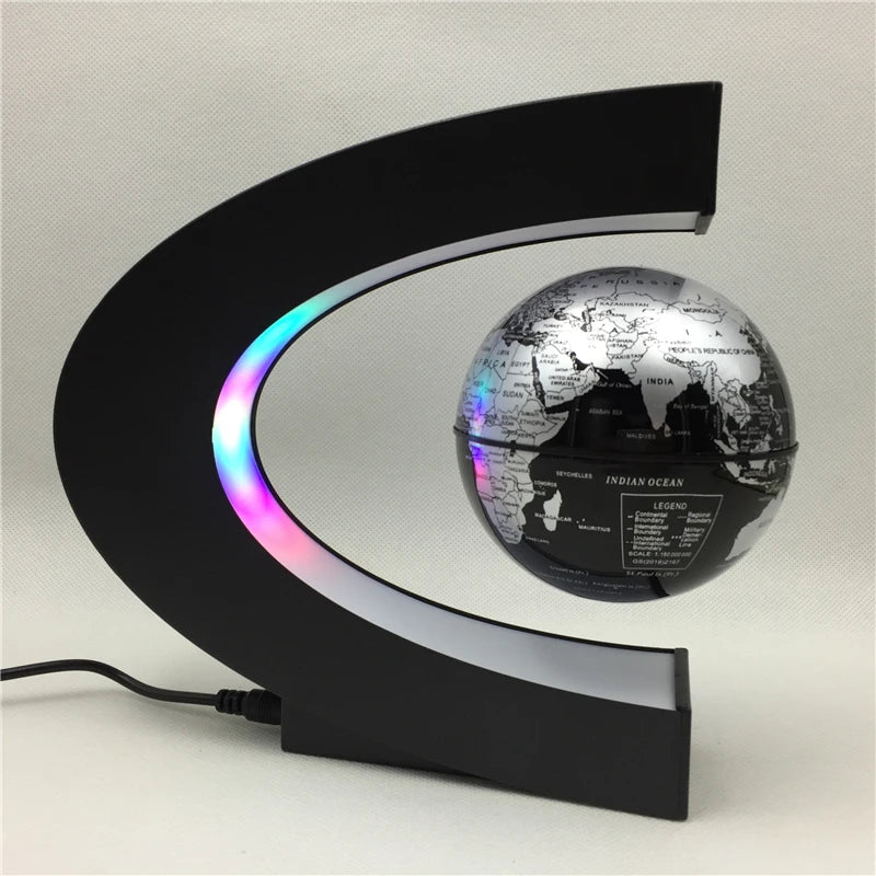 🌍 Magnetic Levitation Globe - Decorative &amp; Antigravity LED Lamp 