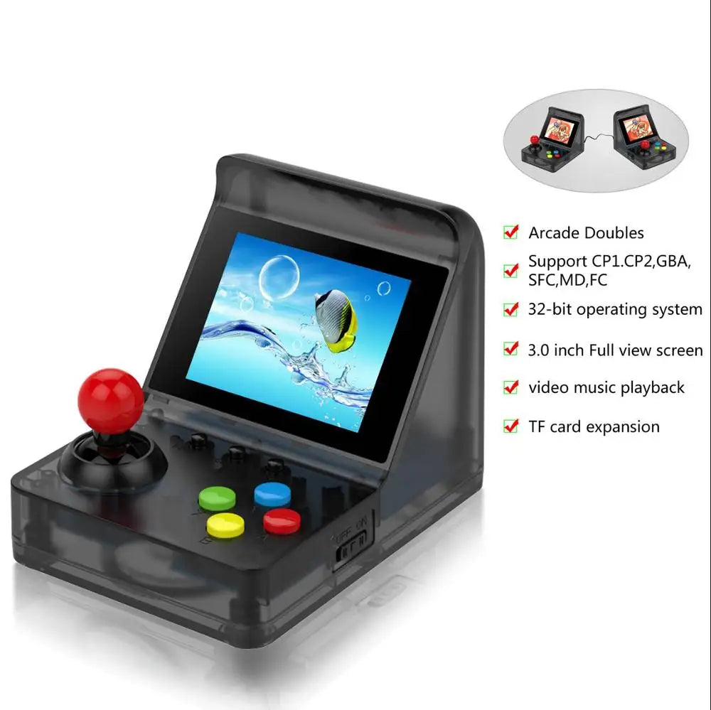 🕹️ 32-Bit Mini Arcade Cabinet – 500 Classic Games Included 🎮