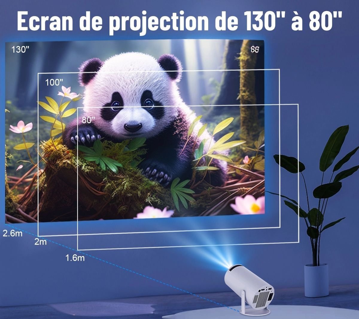 Magcubic Projector HY300 Pro 4K Android 11