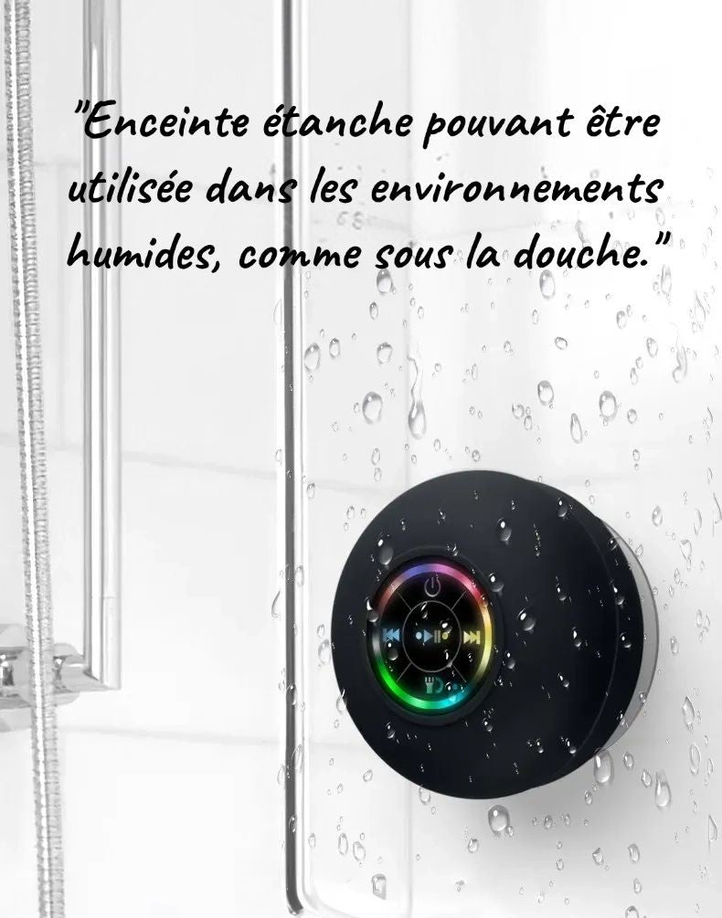 Mini Enceinte Bluetooth Étanche RGB – Son Puissant & Ambiance Lumineuse !