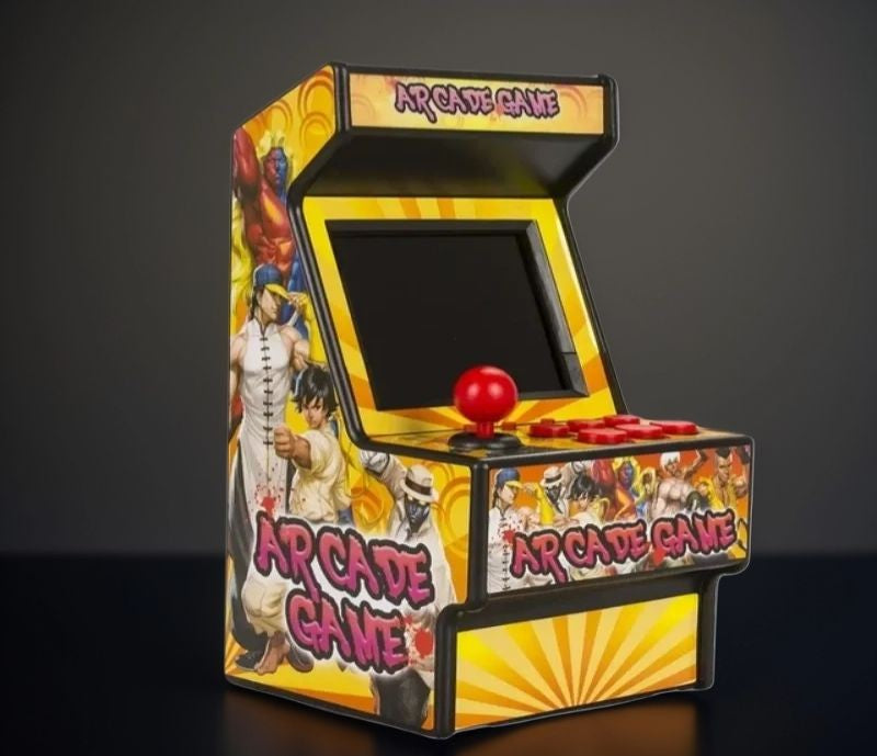 Miniaturowa Retro Arcade Cabinet – 16-bitowa z ponad 150 klasycznymi grami 🎮