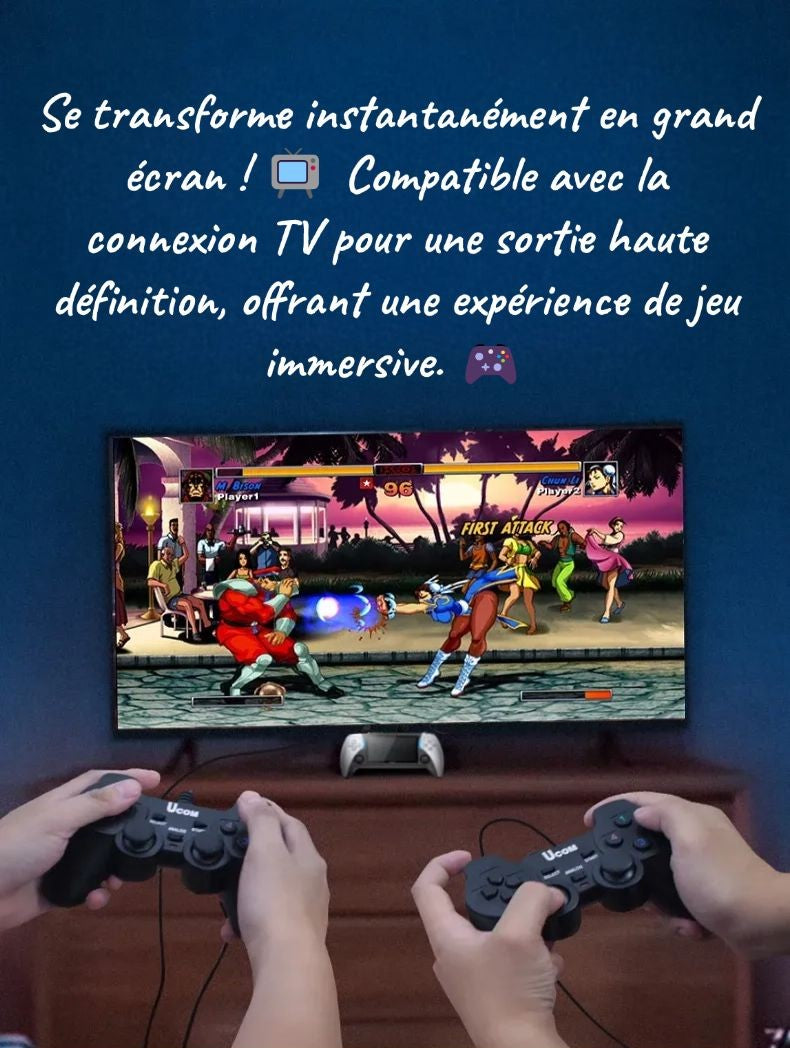 🎮 Console Portable Project X – Écran 4.3" IPS HD, Double Joystick & Multi-Émulateurs