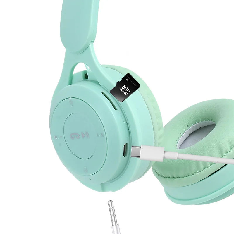 Casque Bluetooth Sans Fil Y08 – Style Macaron & Performances Gaming