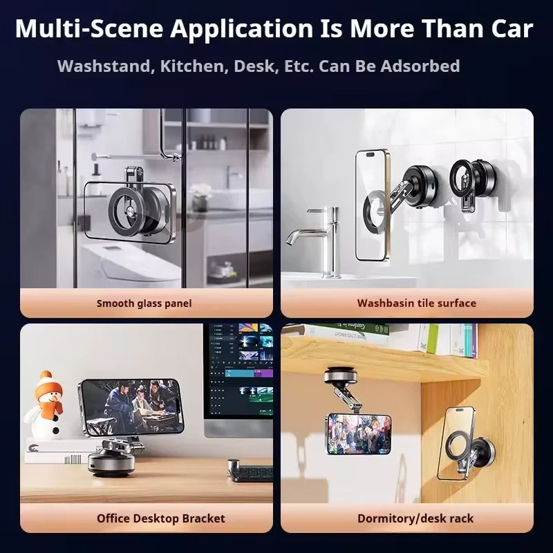 Support Téléphone Magnétique – Fixation Ultra-Sécurisée & Rotation 360°