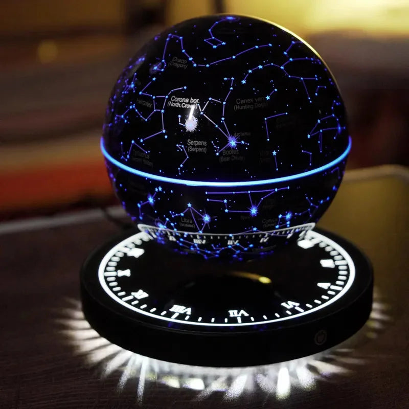 ✨ Lampe Globe Lévitation Magnétique - Étoilée & Tactile