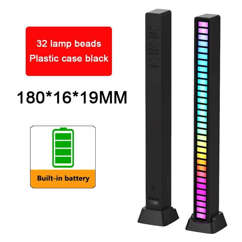 Lampe RGB LED avec Contrôle Sonore & APP