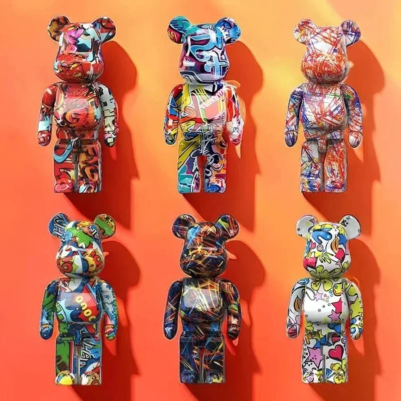 🐻 Graffiti Bear - Street Art Sculpture &amp; Decorative Organizer