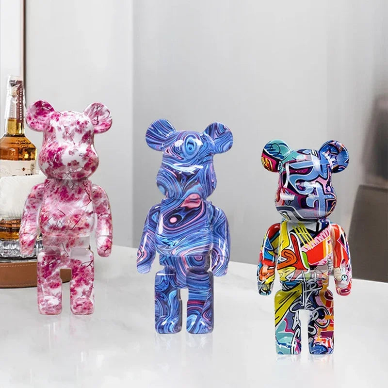 🐻 Graffiti Bear - Street Art Sculpture &amp; Decorative Organizer