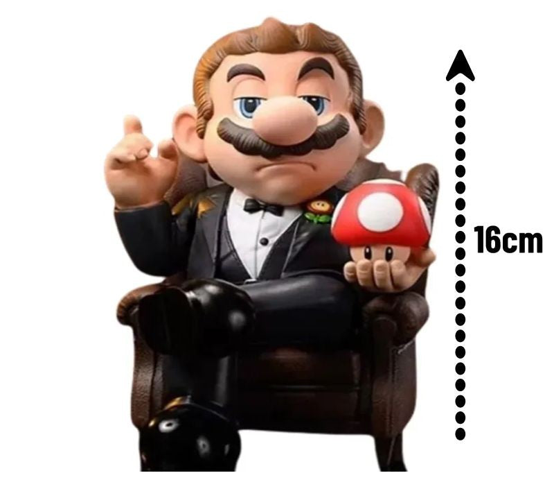 Figurine Mario "The Godfather" – Édition Collector Incontournable ! 🎮🎩