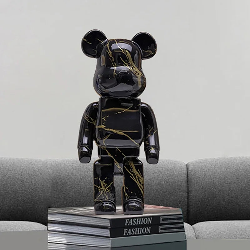 🐻 Graffiti Bear - Sculpture Street Art & Organiseur Déco