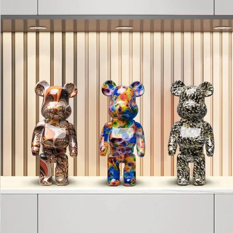 🐻 Graffiti Bear - Street Art Sculpture &amp; Decorative Organizer