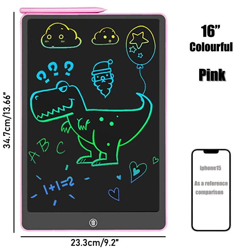 Tablette de Dessin LCD 16/12 pouces