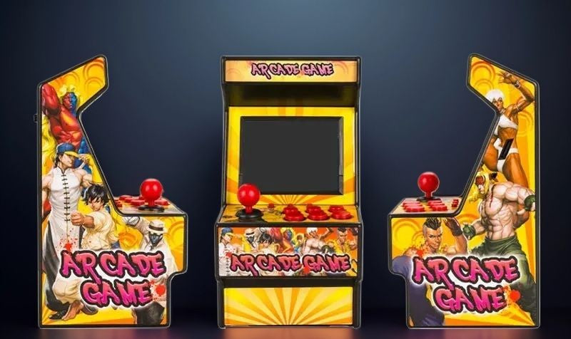 Miniaturowa Retro Arcade Cabinet – 16-bitowa z ponad 150 klasycznymi grami 🎮