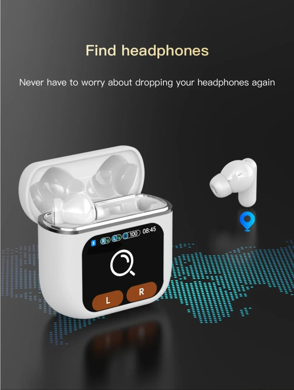 SE60 Wireless Bluetooth 5.4 Headphones – Hi-Fi Sound, Ultra Low Latency &amp; LED Display