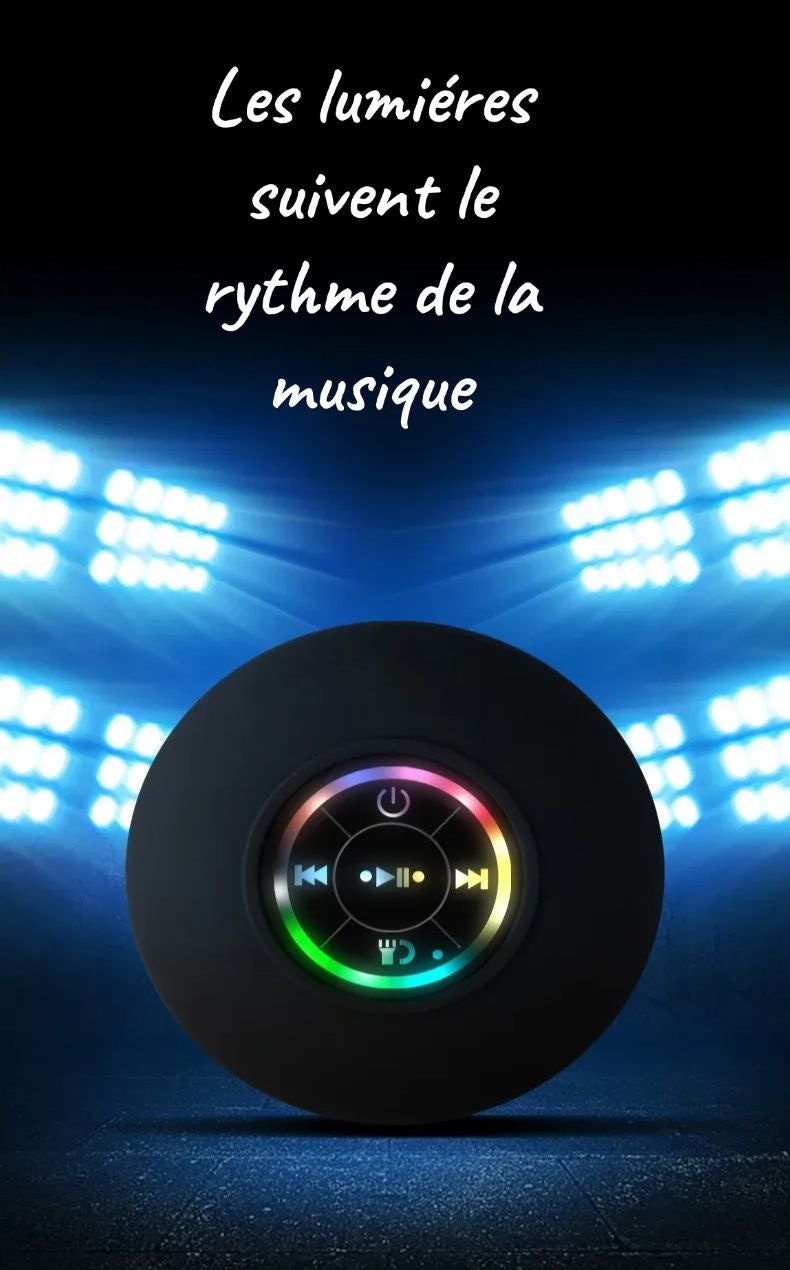 Mini Enceinte Bluetooth Étanche RGB – Son Puissant & Ambiance Lumineuse !