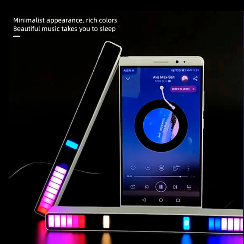 Lampe RGB LED avec Contrôle Sonore & APP