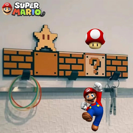 Super Mario Magnetic Hooks – Pixelated &amp; Fun Storage for Your Keys and Accessories 