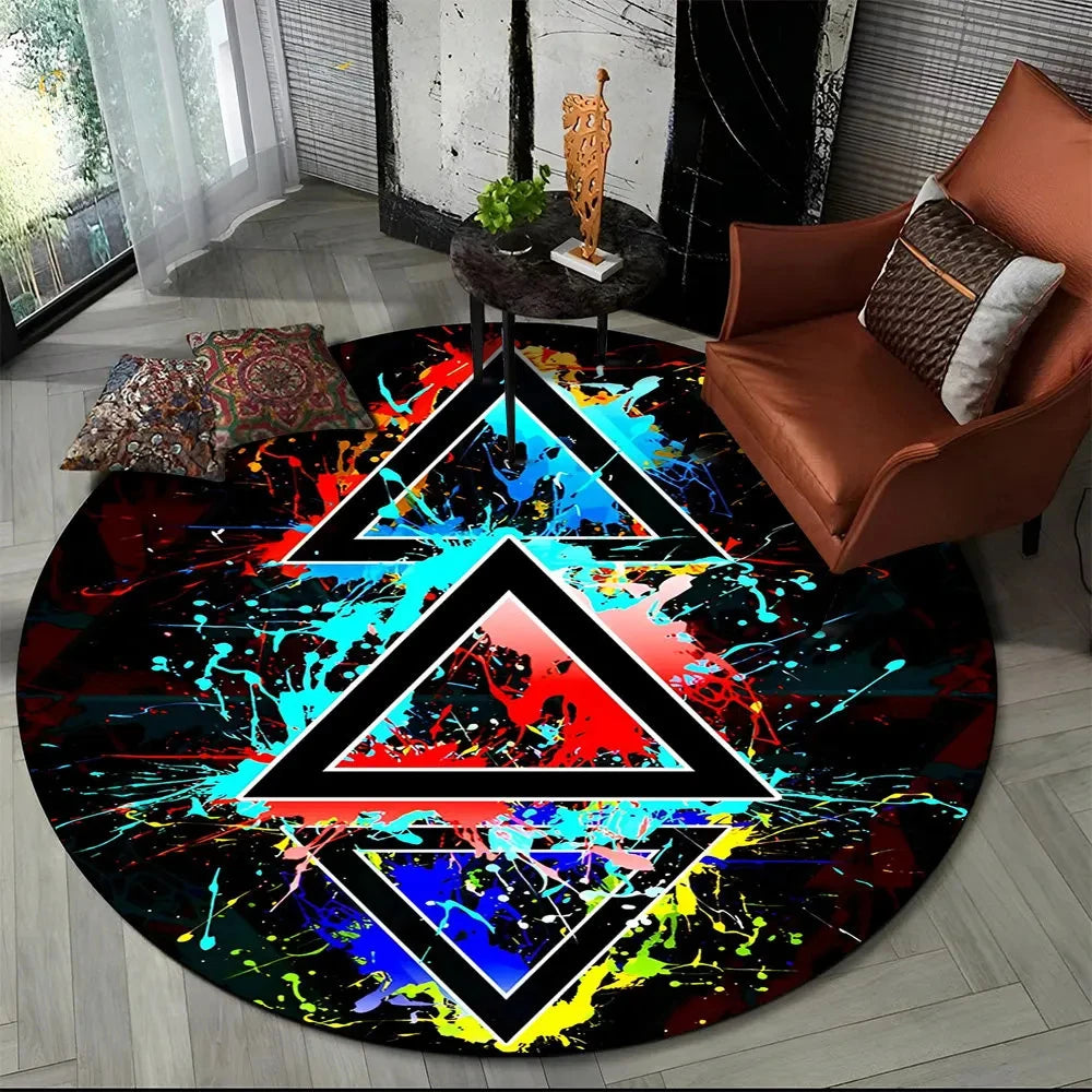 🎮 Round Gamer Rug