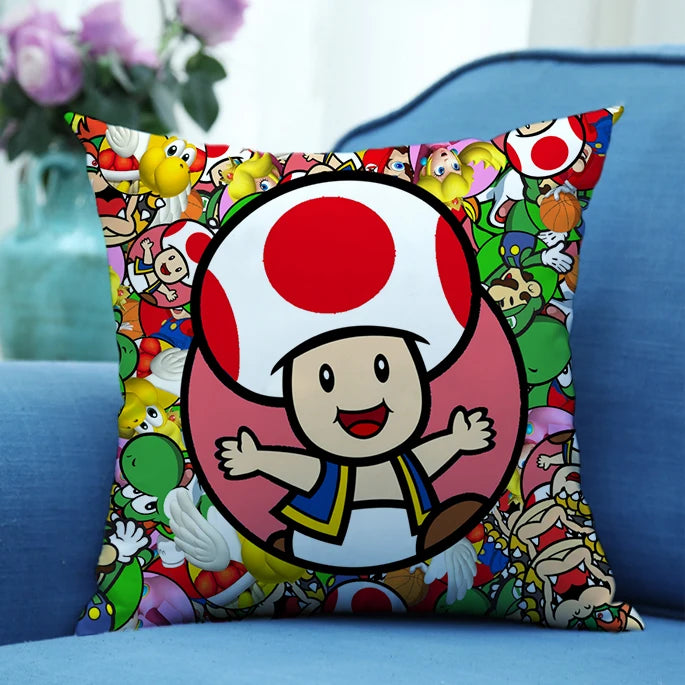 Housse de Coussin Super Mario 45x45cm