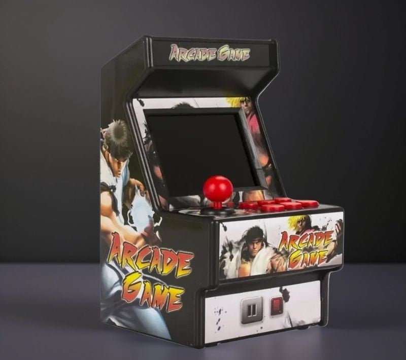 Miniaturowa Retro Arcade Cabinet – 16-bitowa z ponad 150 klasycznymi grami 🎮