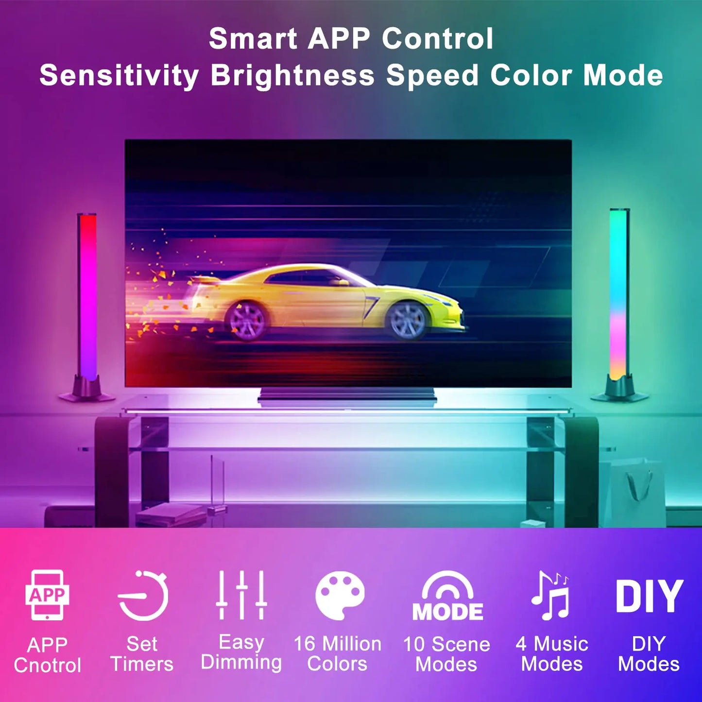 Lampe LED Ambiance RGB WiFi