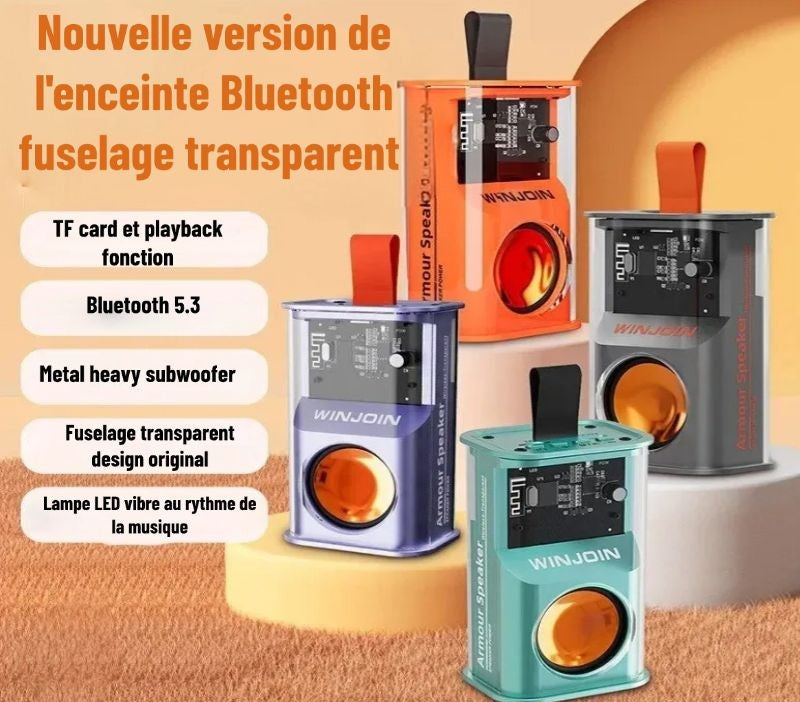 Enceinte Bluetooth Transparente WINJOIN