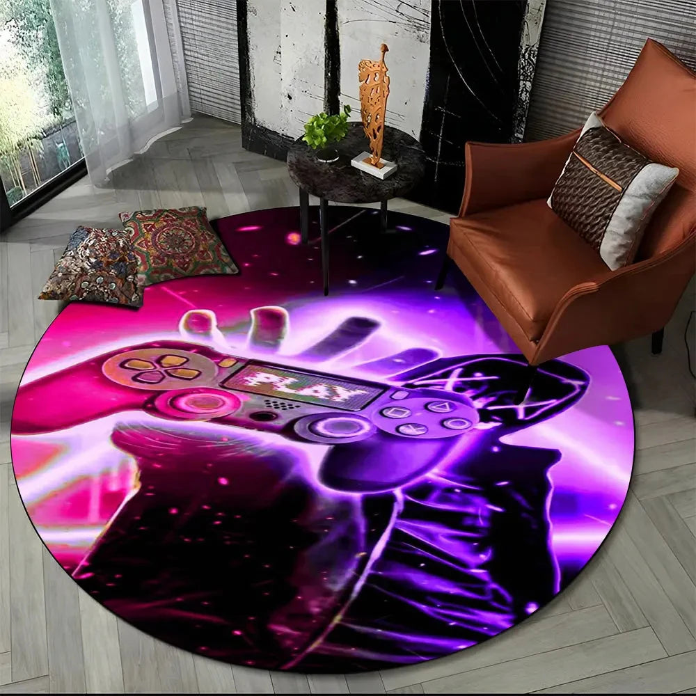 🎮 Tapis Rond Gamer