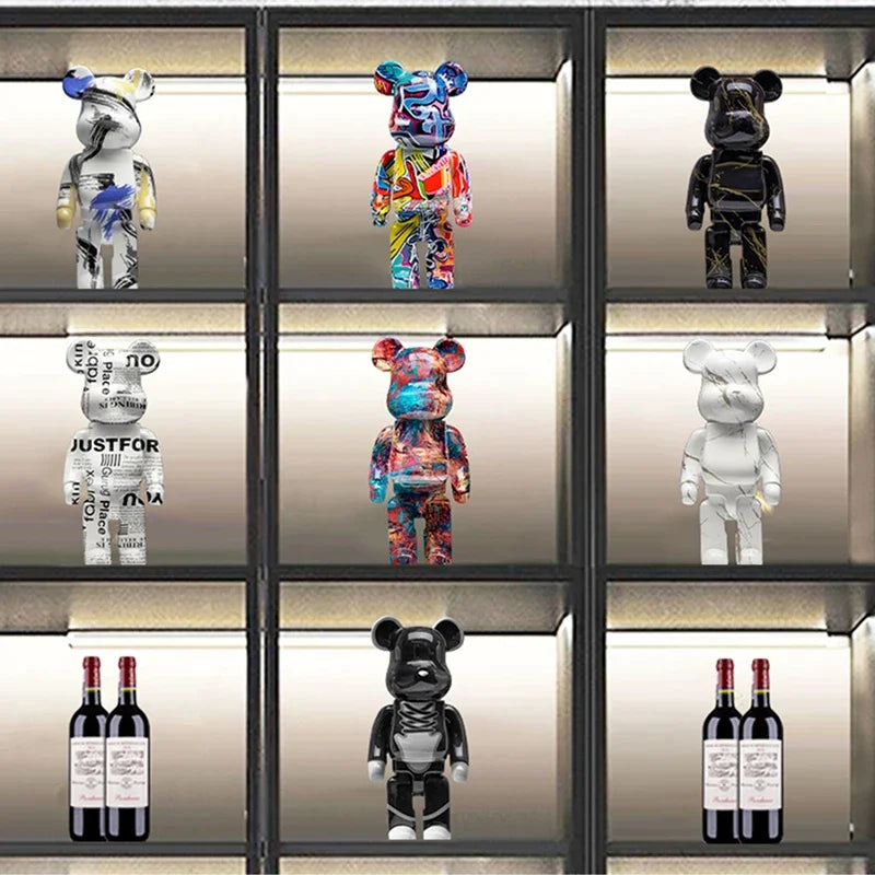 🐻 Graffiti Bear - Street Art Sculpture &amp; Decorative Organizer