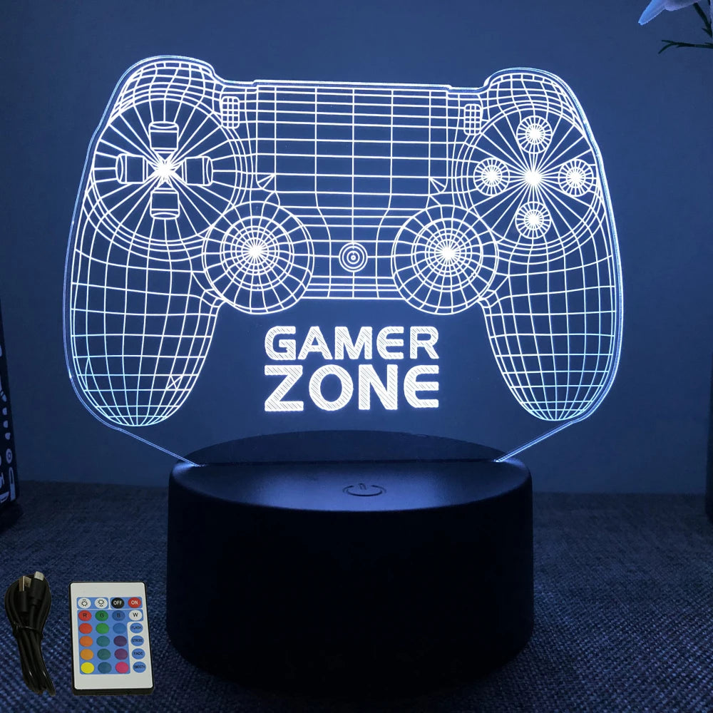 Lampe LED 3D Gaming