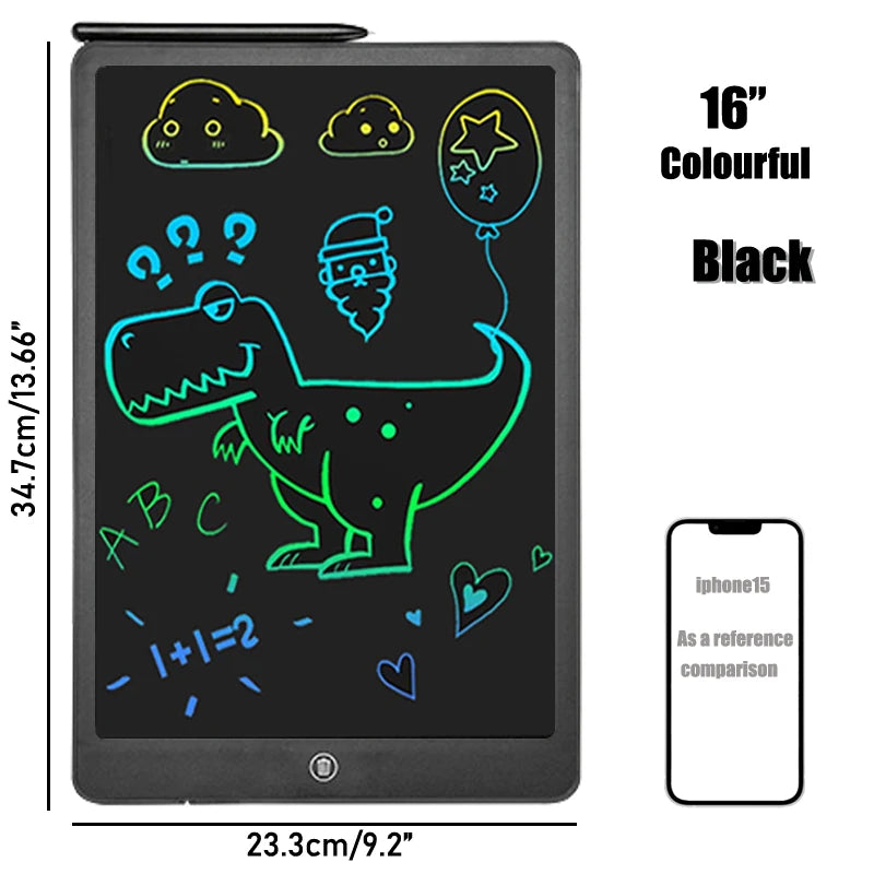 Tablette de Dessin LCD 16/12 pouces