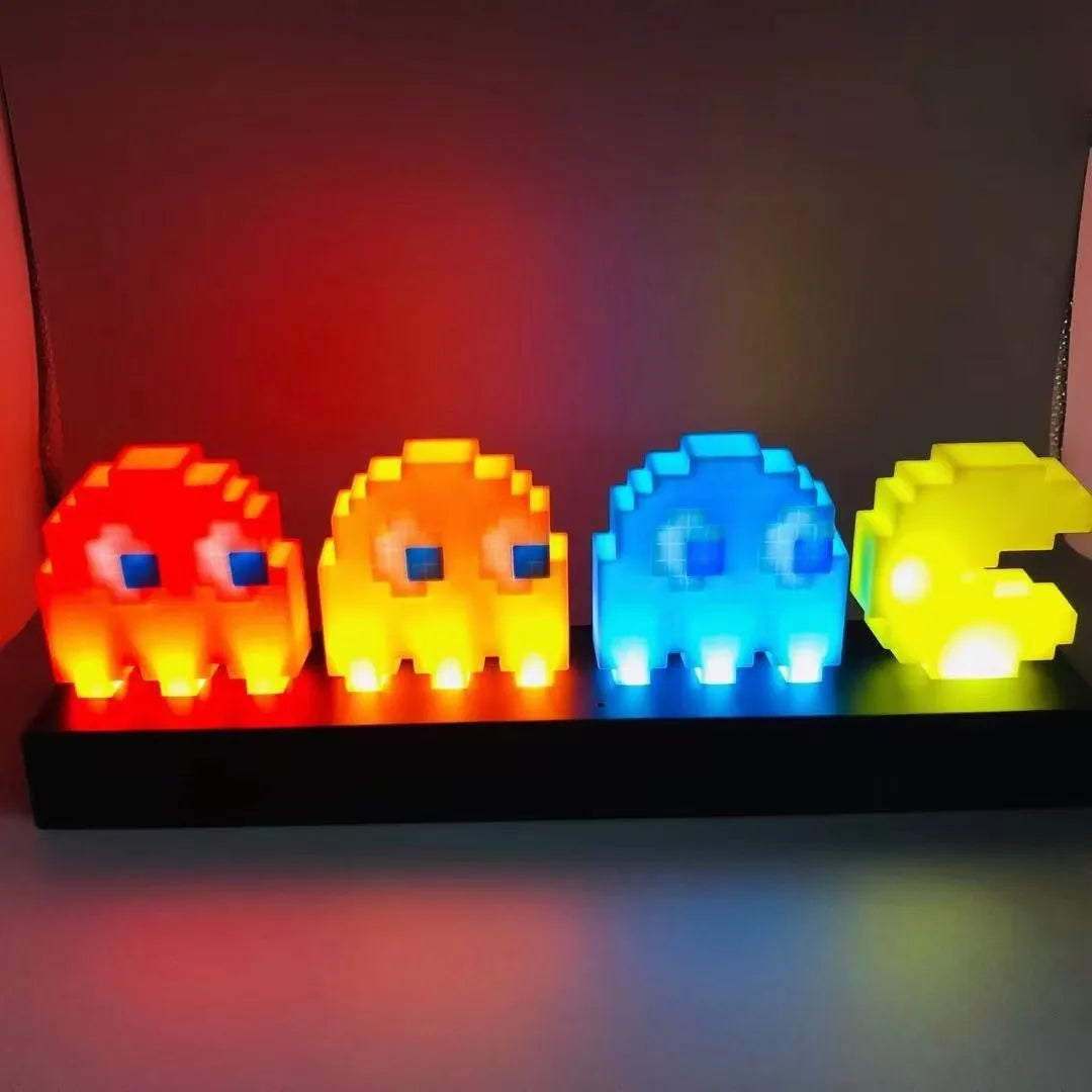 Lampe de Nuit LED PAC-MAN – Ambiance Rétro Gaming Incontournable !