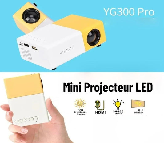 YG300 Mini Vidéoprojecteur LED