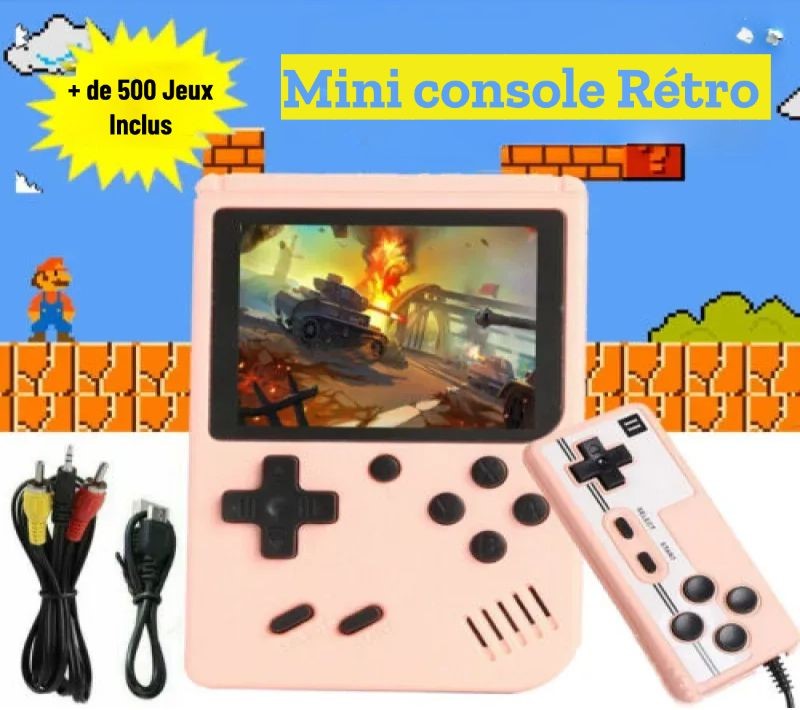 🎮 Portable Retro Console 500+ Classic Games – Nostalgic Arcade Experience 🕹️