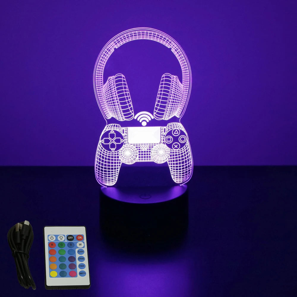 Lampe LED 3D Gaming