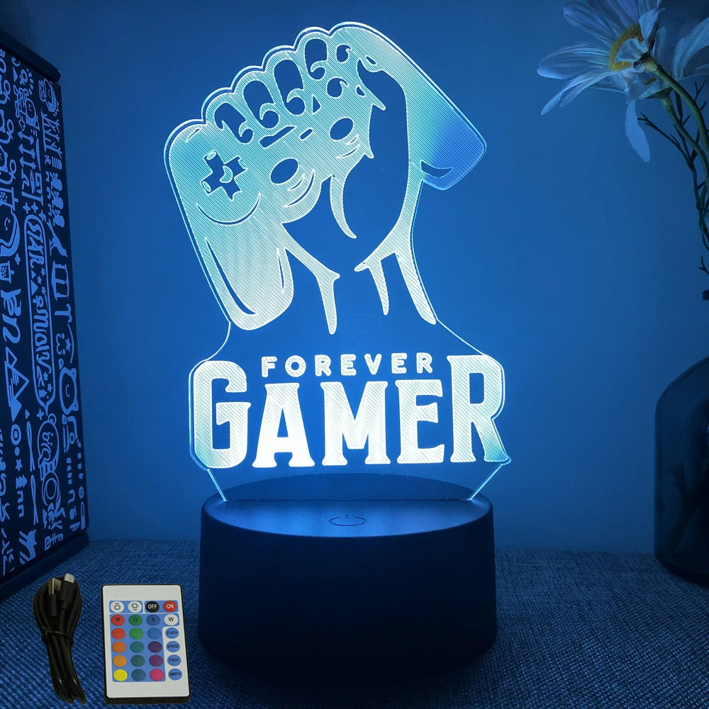 Lampe LED 3D Gaming