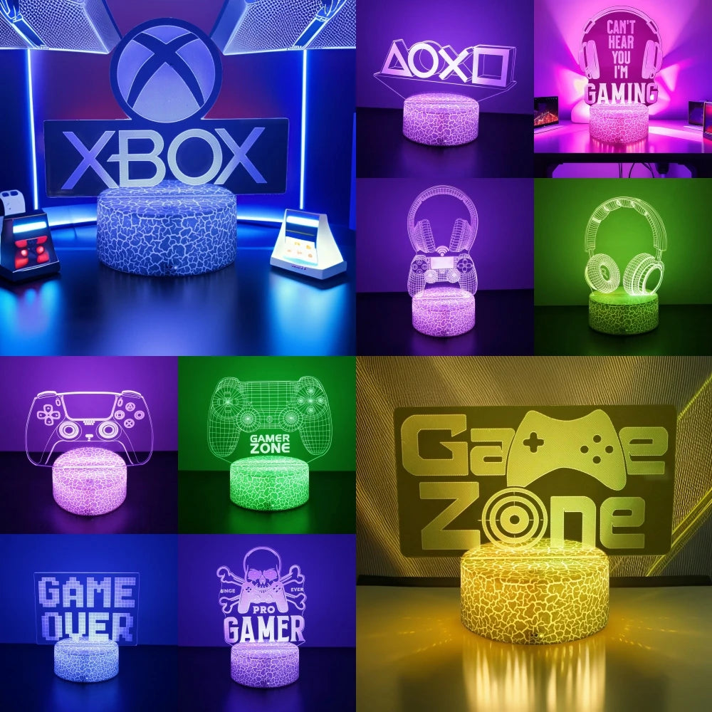 Lampe LED 3D Gaming