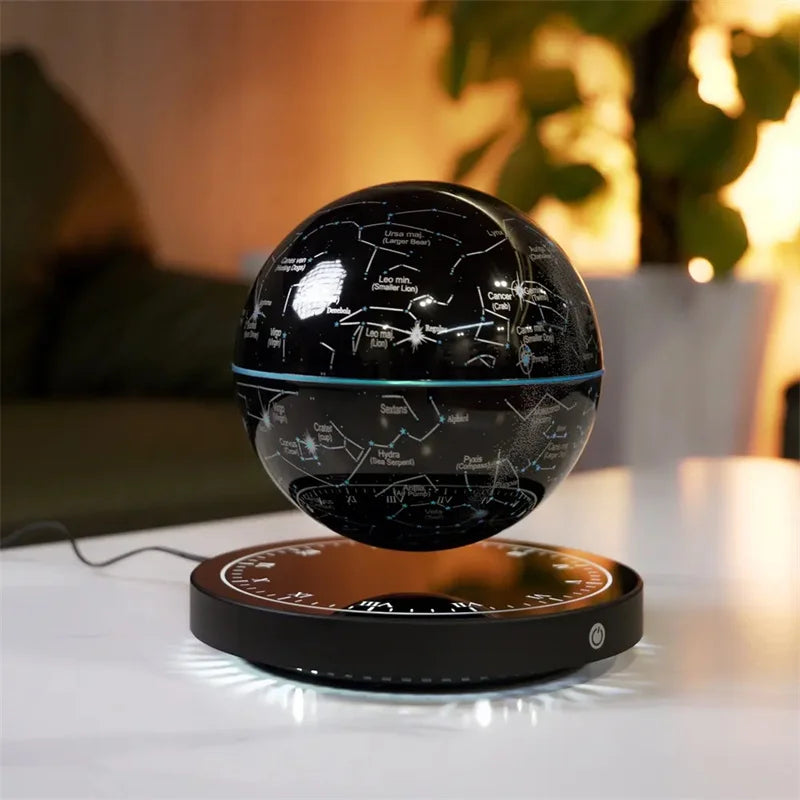 ✨ Lampe Globe Lévitation Magnétique - Étoilée & Tactile