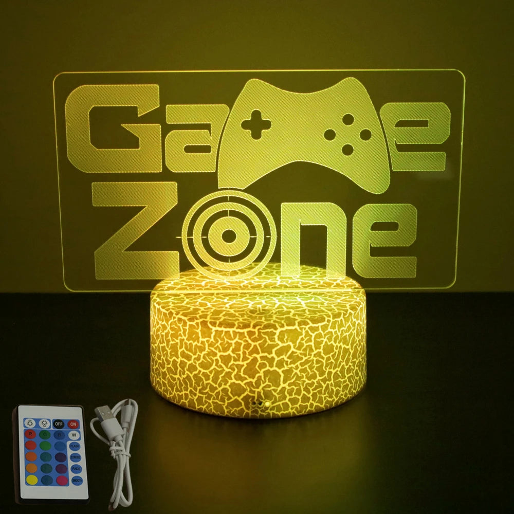 Lampe LED 3D Gaming