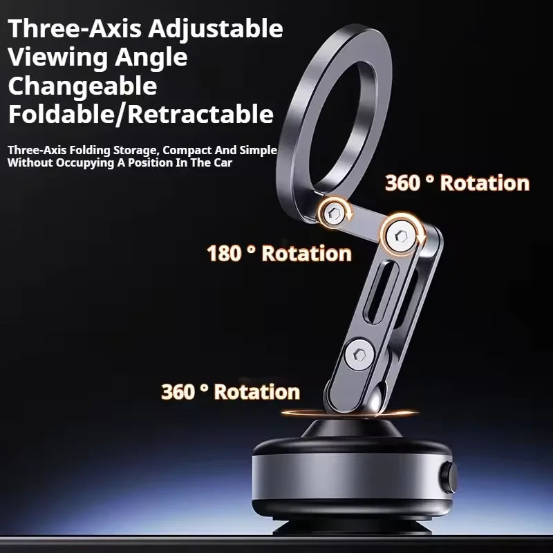 Magnetic Phone Holder – Ultra-Secure Mount &amp; 360° Rotation