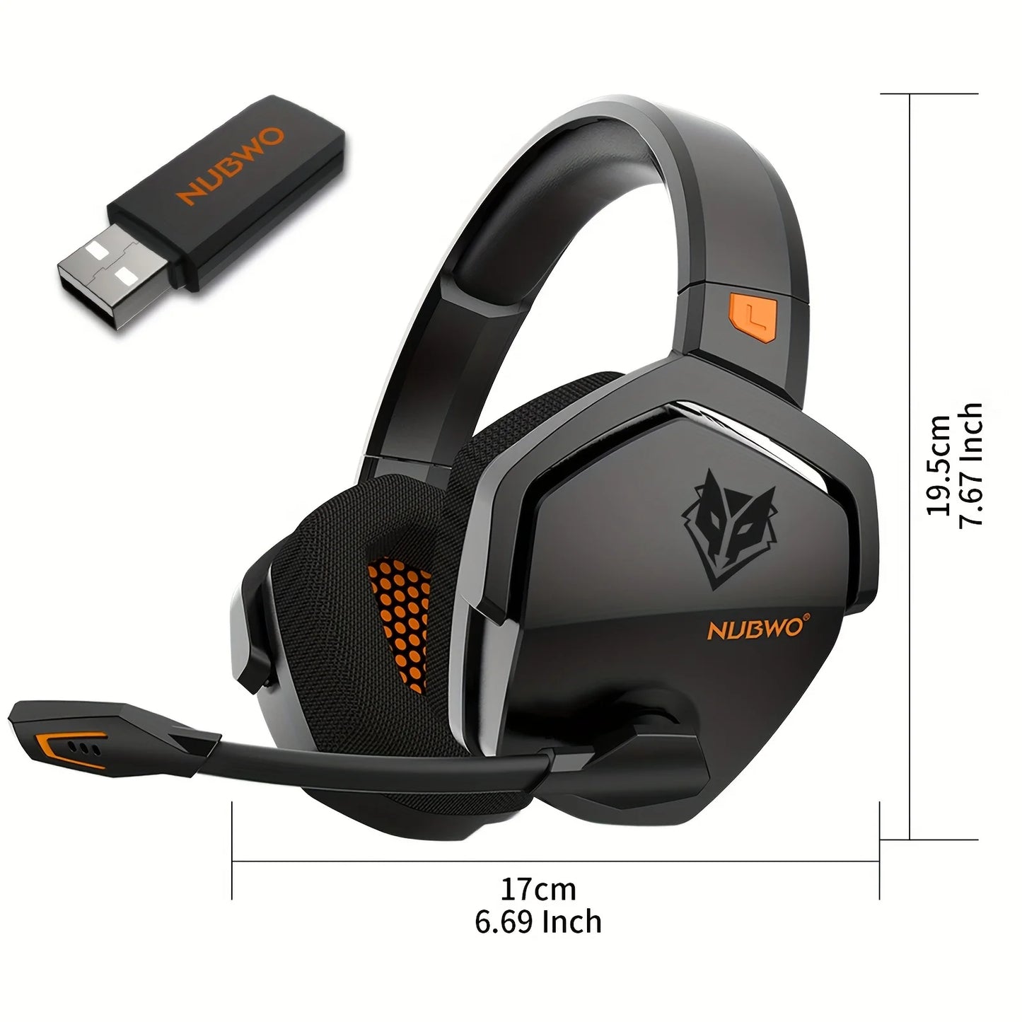 🎧 NUBWO G06 – Casque Gaming Sans Fil Ultra-Low Latency 🎮