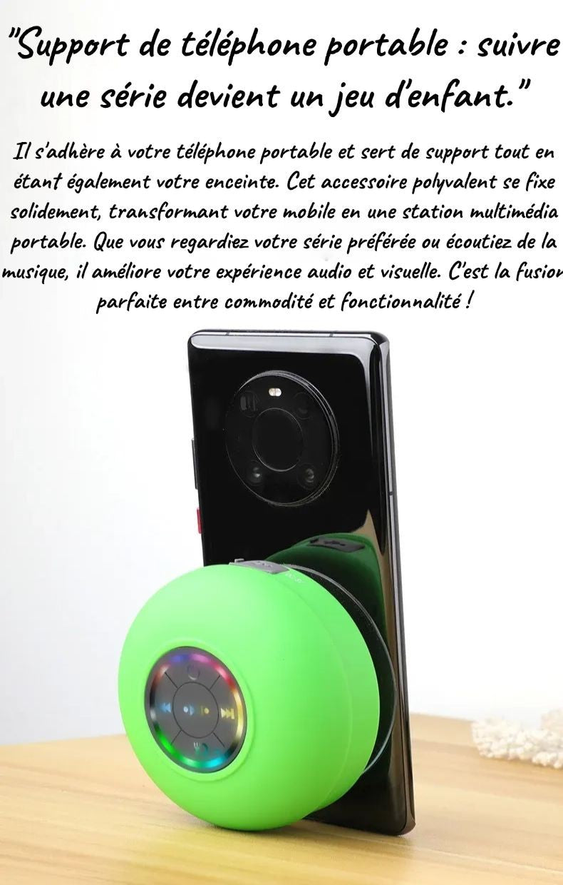 Mini Enceinte Bluetooth Étanche RGB – Son Puissant & Ambiance Lumineuse !