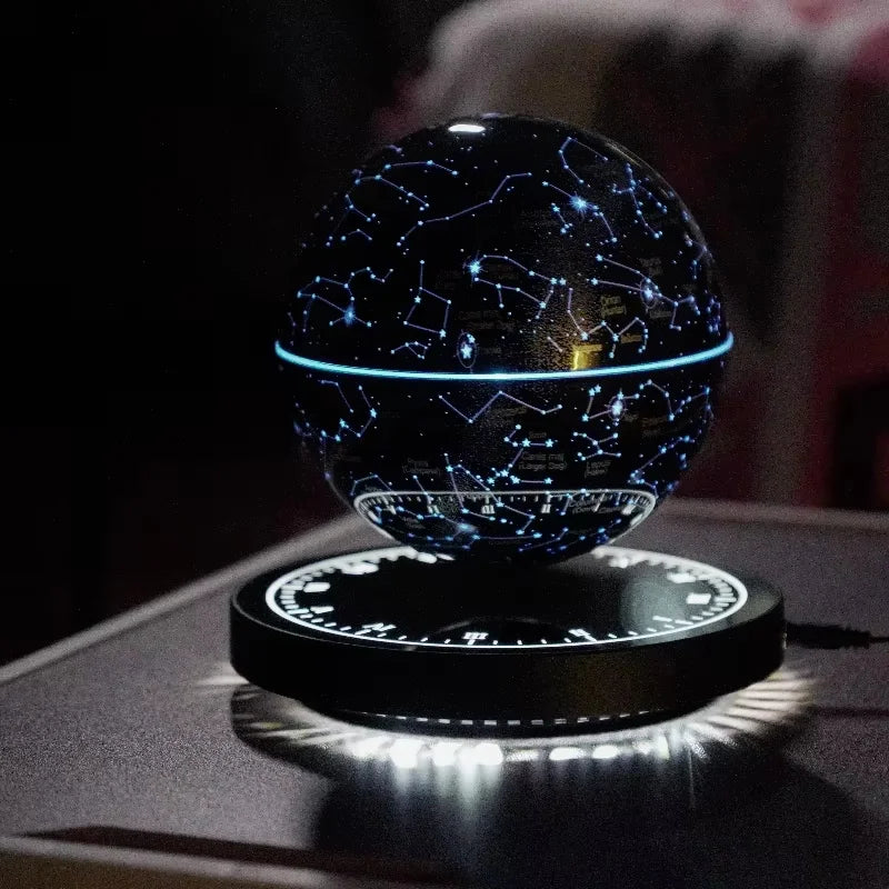 ✨ Lampe Globe Lévitation Magnétique - Étoilée & Tactile