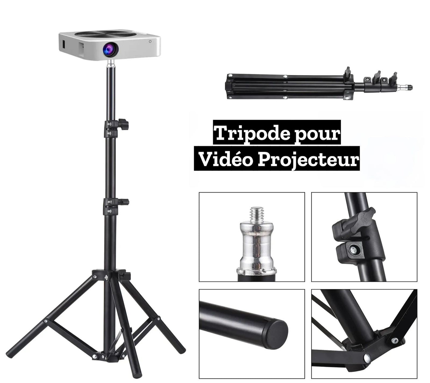 Support Trépied Universel pour Vidéoprojecteur