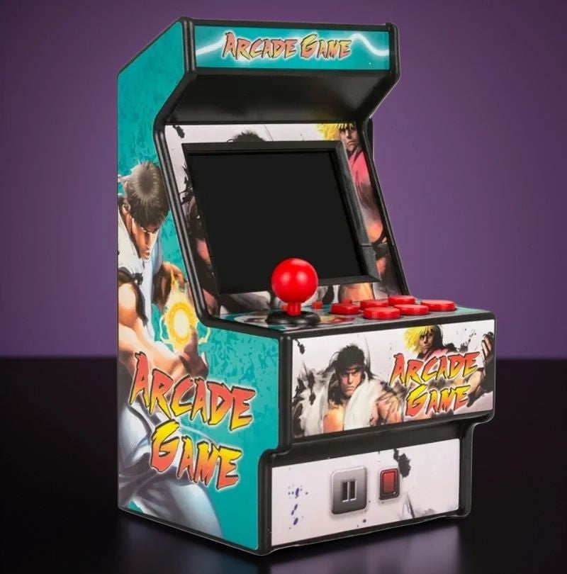 Miniaturowa Retro Arcade Cabinet – 16-bitowa z ponad 150 klasycznymi grami 🎮