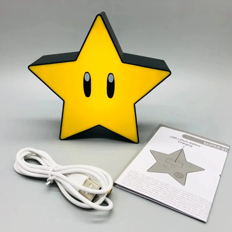 Lampe de Nuit LED STAR MARIO